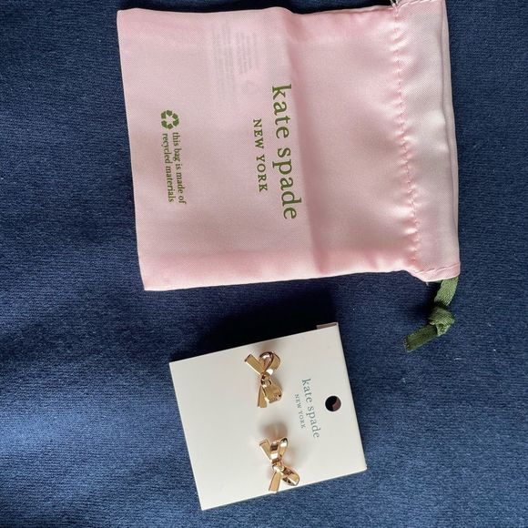 Kate spade bow tie earrings - Picture 2 of 3